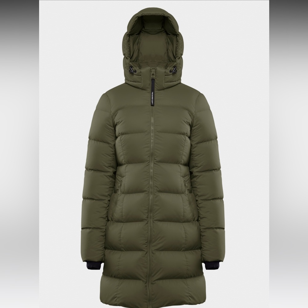 Olive Green Women's Puffer Jacket